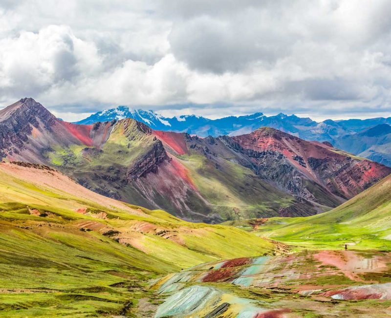 Vinicunca, Montana de Siete Colores or Rainbow Mountain, Pitumarca, Peru